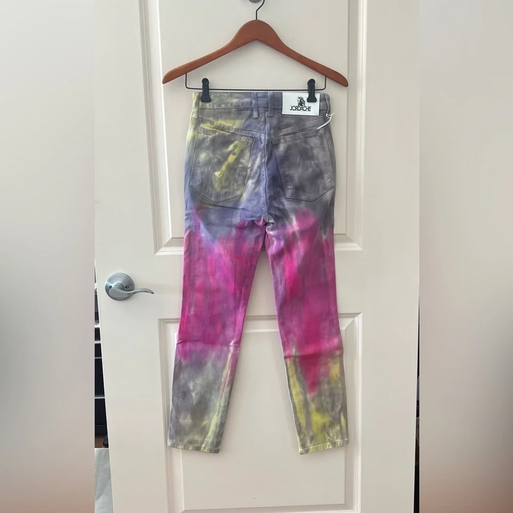 Jordache Cosmic Dye Vintage Crop Jean NWT Size 26
